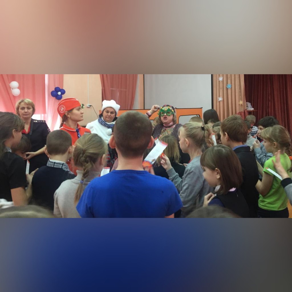 Новогодния ПДД-ка прошла в Черногорской школе-интернат